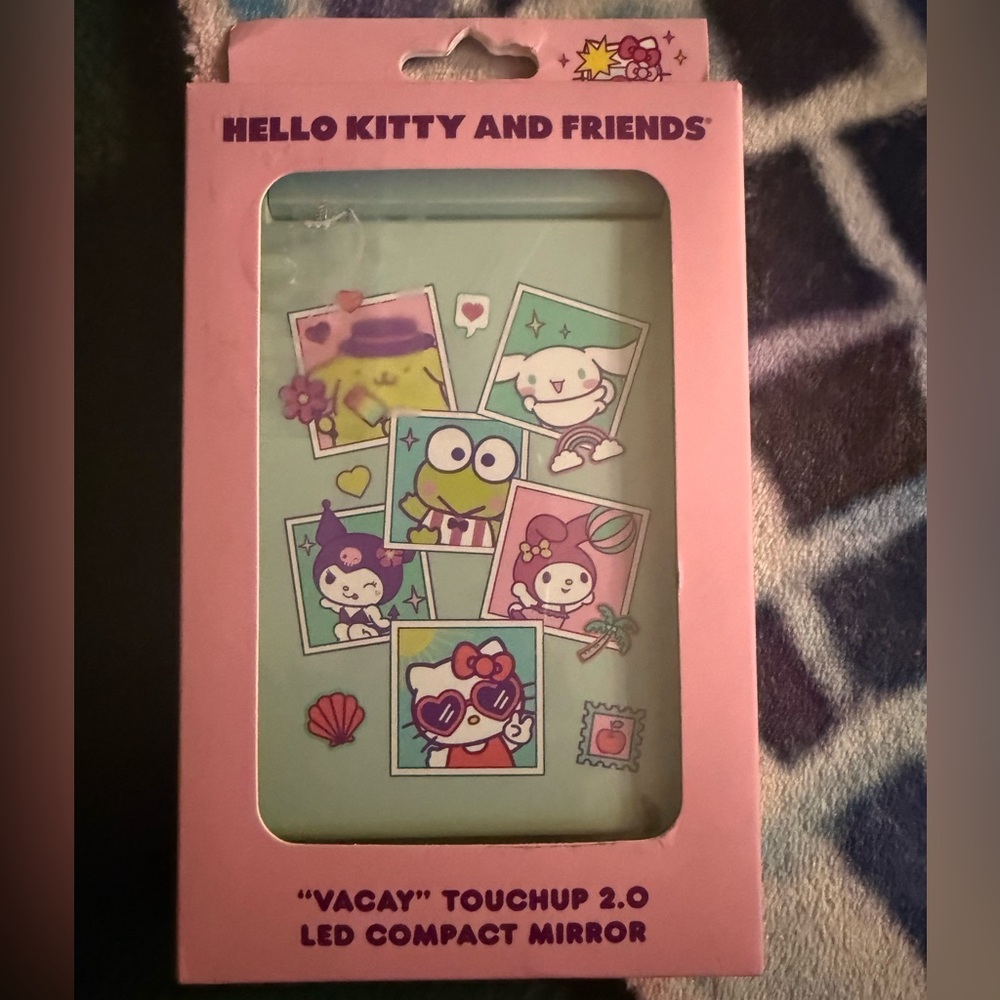 Hello Kitty and Friends Pink LED Compact Mirror